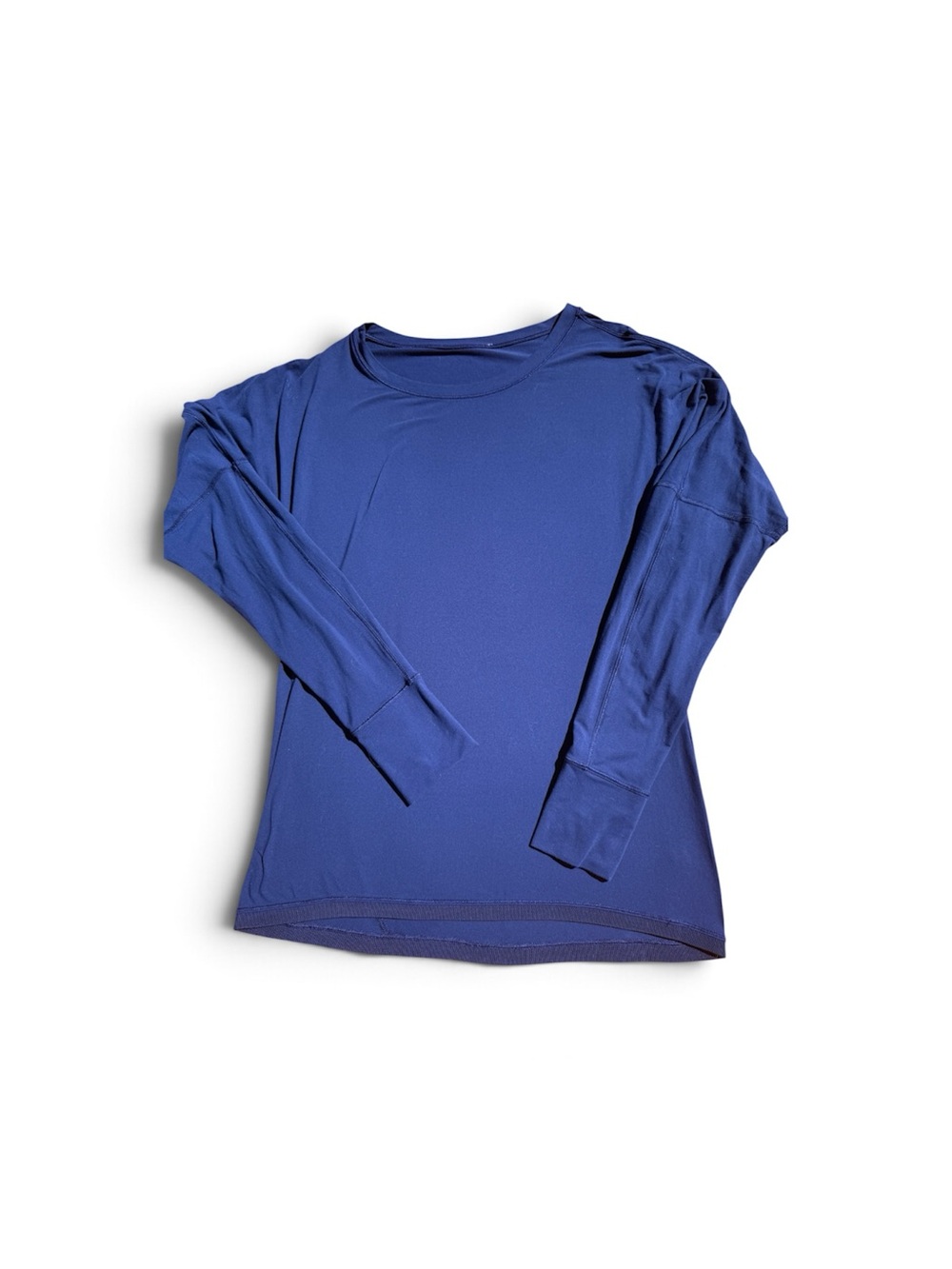 Lululemon soft long sleeve blue size 6 w/thumb holes excellent condition